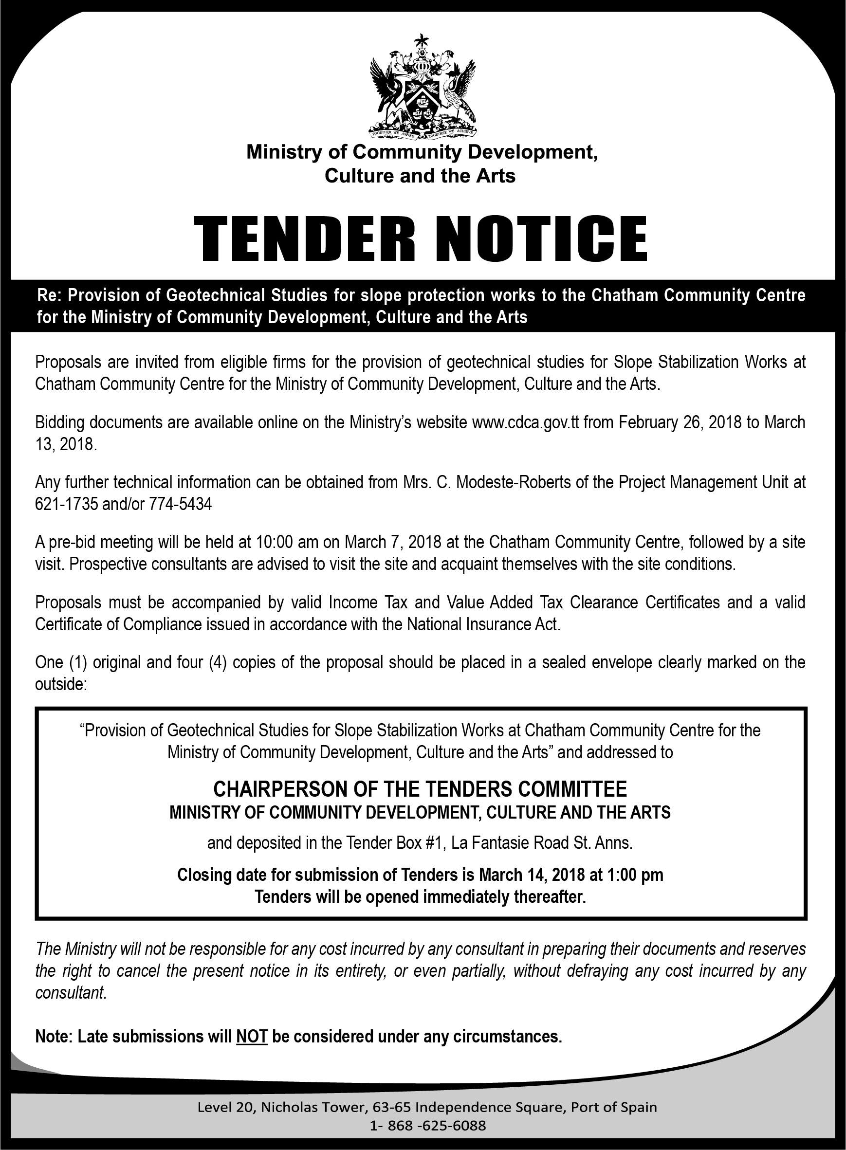 Tender Notice Template Format And Sample Word Templat - vrogue.co
